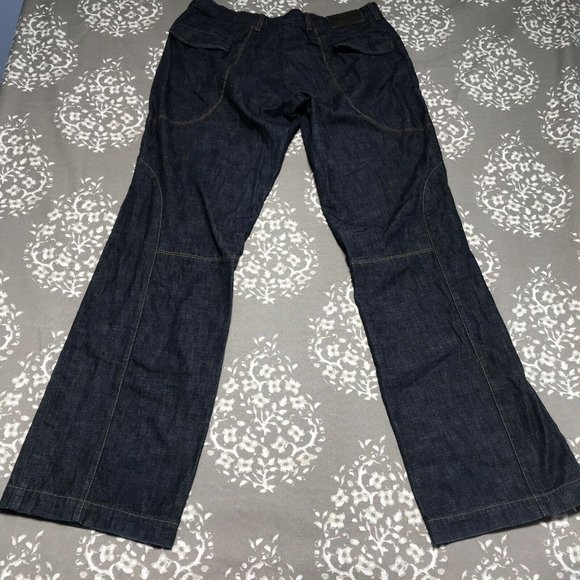 Cerruti 1881 Darkwash Jeans 33x33.5 Zipper Pockets - Picture 5 of 12